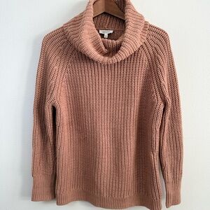 Haven Well Within Chunky Knit Cowl Neck Sweater Neutral M